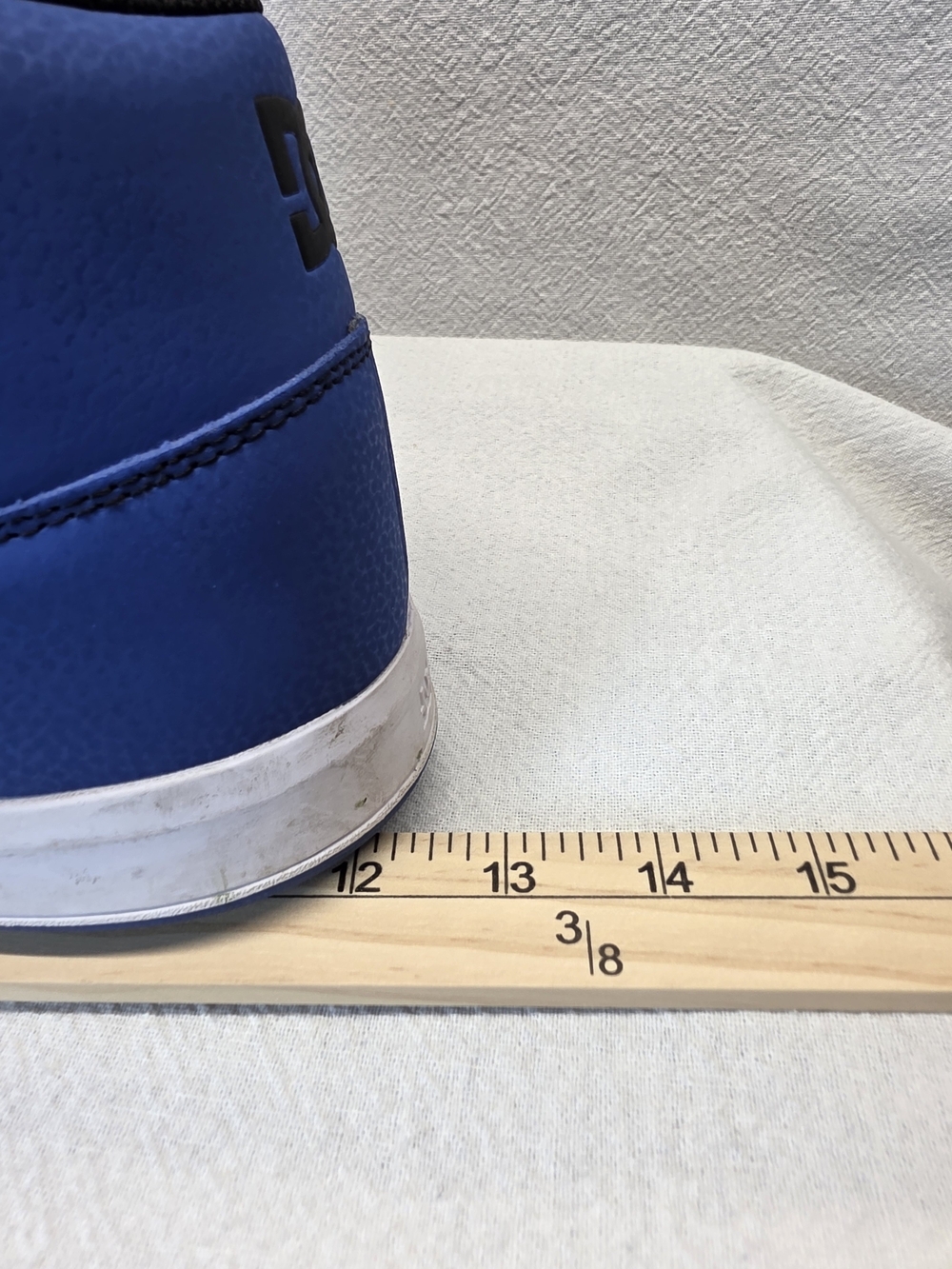 DC Skater Cure Casual Men's High-Top Sneaker in Black and Royal Blue Shoes Sz 11 - Picture 9 of 9